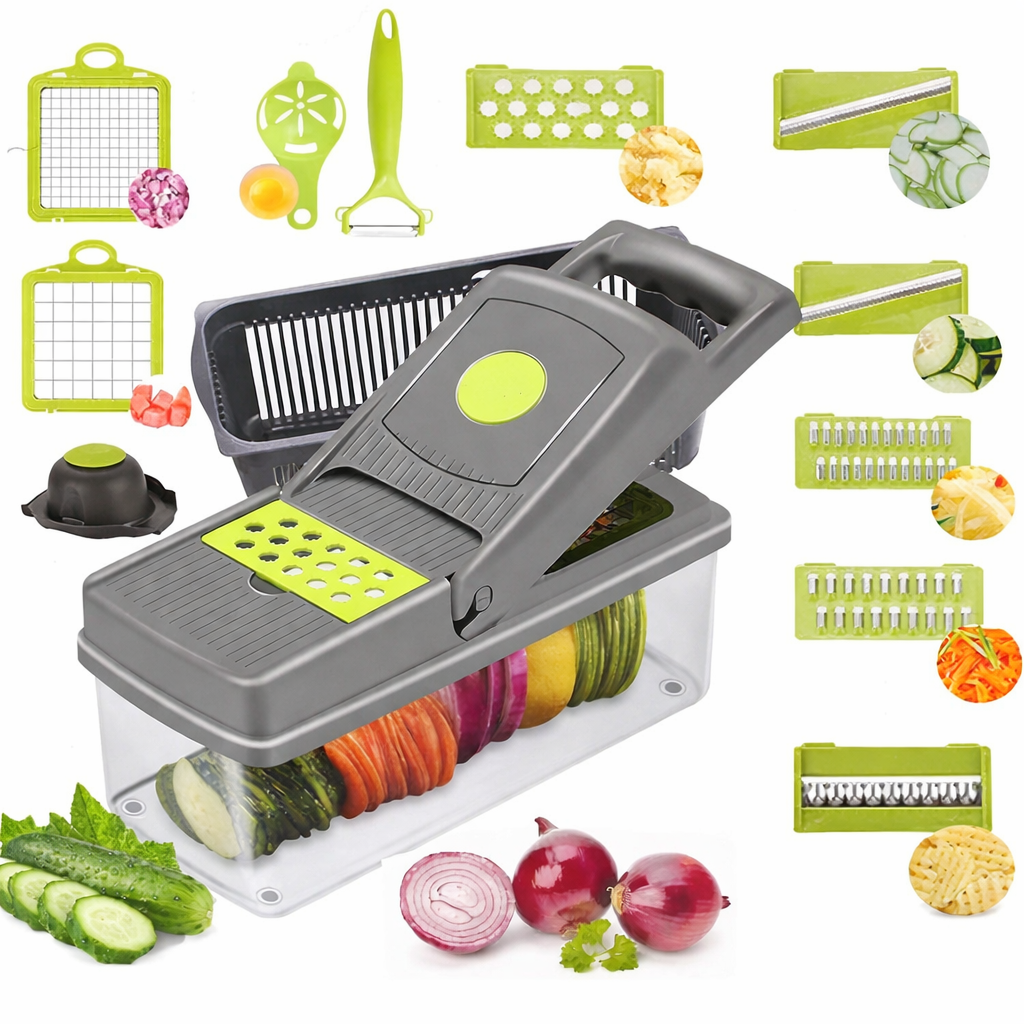 14-in-1 Kitchen Fruit & Vegetable Chopper